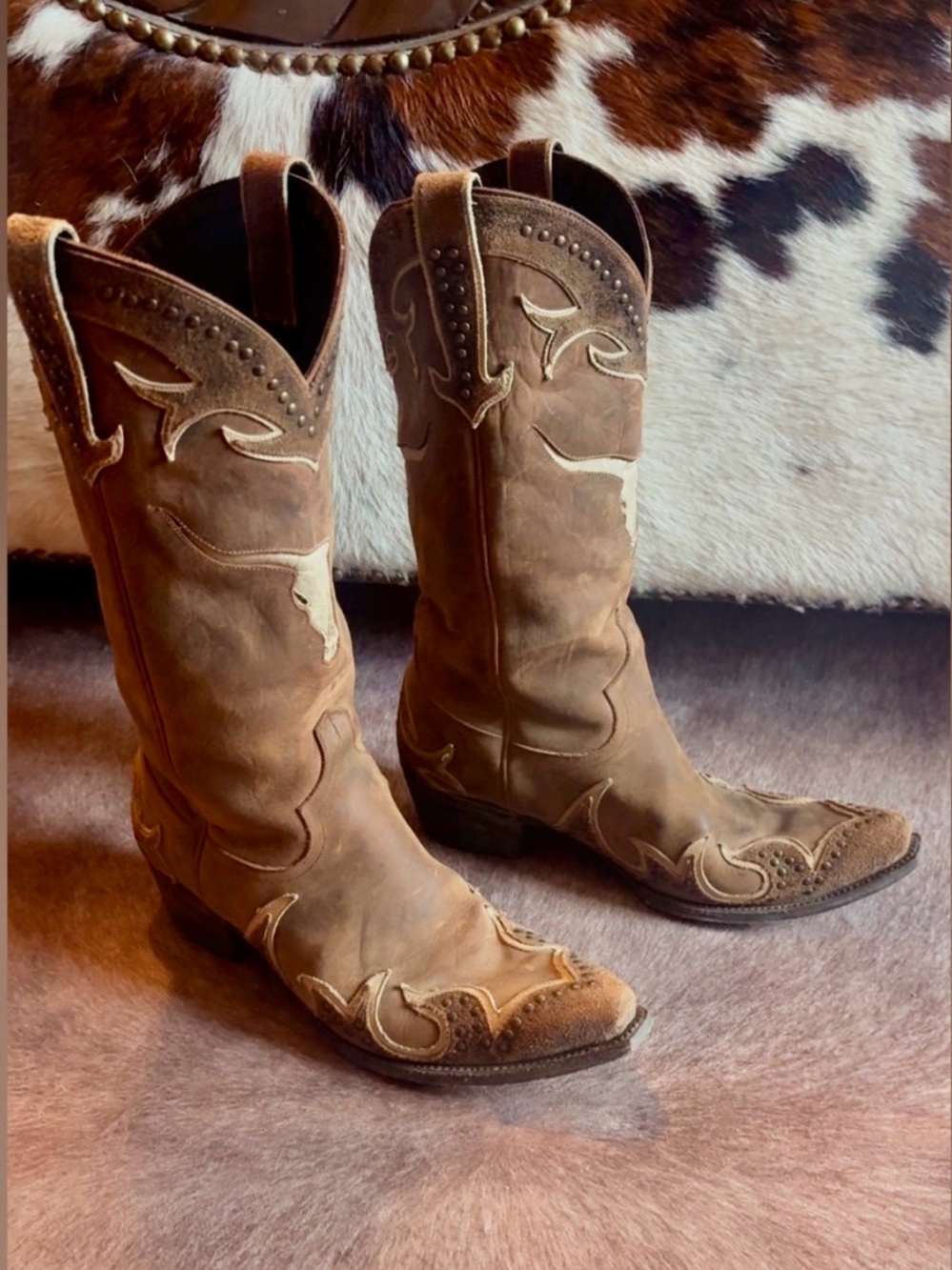 Lane “Steer it up” cowboy boots size 9.5 - Picture 3 of 9